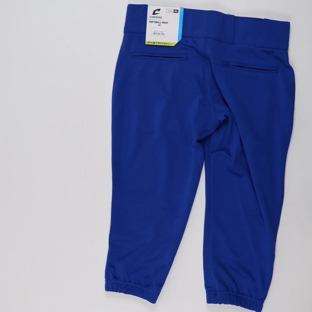 Champro Softball Pants Fastpitch Royal Blue Girls XL NWT